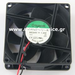 ΑΝΕΜΙΣΤΗΡΑΣ 24V DC 80x80x25mm 2-C 1,8W 0,08A 69m3/h 33dBA ΡΟΥΛΕΜΑΝ SUNON