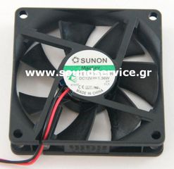 ΑΝΕΜΙΣΤΗΡΑΣ 12V DC 70x70x15mm 2-C 0.11A 1.36W 46m3/h 32dBA SUNON