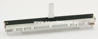 75mm STEREO 10KD ΠΟΤΕΝΣΙΟΜΕΤΡΟ ΣΥΡΟΜΕΝΟ 15mm ΑΞΟΝΑ ΙΣΙΟ + ΚΑΛΥΜΜΑ 10KDX2