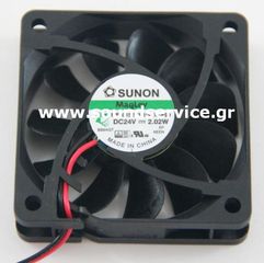 ΑΝΕΜΙΣΤΗΡΑΣ 24V DC 60x60x15mm 2-C 2.02W 0.08A 44m3/h 34dBA SUNON SUNON MAGLEV