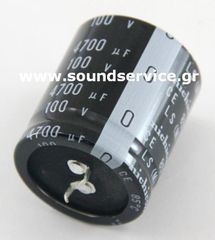 ΠΥΚΝΩΤΗΣ ΗΛΕΚΤΡΟΛΥΤΙΚΟΣ 4700uF 100V 85C ΠΛΑΚΕΤΑΣ D35x40mm NICHICON