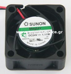 ΑΝΕΜΙΣΤΗΡΑΣ 24V DC 40x40x20mm 2-C 1.11W 0.05A 18m3/h SUNON