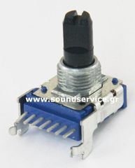 14mm STEREO 50KA ΠΟΤΕΝΣΙΟΜΕΤΡΟ ΠΕΡΙΣΤΡΟΦΙΚΟ ΣΑΣΙ 7-PIN ΑΞΟΝΑΣ 10MM FLAT 503A