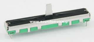 60mm STEREO 50KB ΠΟΤΕΝΣΙΟΜΕΤΡΟ ΣΥΡΟΜΕΝΟ 10mm ΑΞΟΝΑ ΙΣΙΟ + ΚΑΛΥΜΜΑ