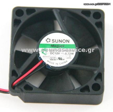 ΑΝΕΜΙΣΤΗΡΑΣ 12V DC 35x35x10mm 2-C 0,06A 0,72W 12m3/h 28dBA SUNON