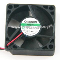 ΑΝΕΜΙΣΤΗΡΑΣ 12V DC 35x35x10mm 2-C 0.06A 0.72W 12m3/h 28dBA SUNON