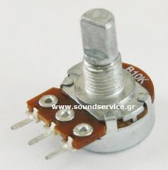 16mm MONO 10KB ΠΟΤΕΝΣΙΟΜΕΤΡΟ ΠΕΡΙΣΤΡΟΦΙΚΟ ΣΑΣΙ ΑΞΟΝΑΣ 8mm FLAT 10ΚΩ