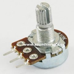 16mm MONO 10KA ΠΟΤΕΝΣΙΟΜΕΤΡΟ ΠΕΡΙΣΤΡΟΦΙΚΟ ΣΑΣΙ ΑΞΟΝΑΣ 8mm TORX A10K
