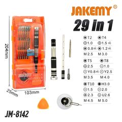 Κατσαβίδι με σετ μυτών Jakemy JM-8142