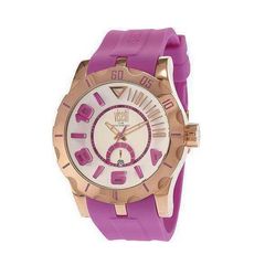 Visetti, Women's Watch, Pink Rubber Strap TI747RP