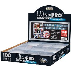 Ultra Pro - Hologram Pages - Secure Platinum - 9-Pocket Pages