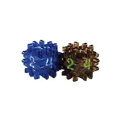 Constructible Modificator Dice - Blue & Brown