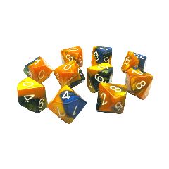 Gemini Polyhedral Masquerade-Yellow /white x10