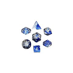 Gemini Polyhedral Blue-Steel /white x7