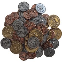 Viticulture: Metal Lira Coins