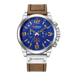 Ανδρικό Ρολόι Curren 8314 με χρονογράφους Brown-Blue