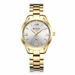 Γυναικείο ρολόι CURREN 9007 Gold-White
