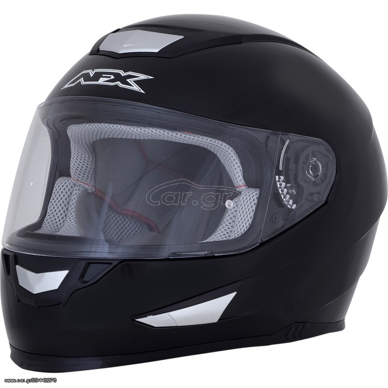 ΚΡΑΝΟΣ FX-99 SOLID STREET HELMET GLOSS BLACK 
