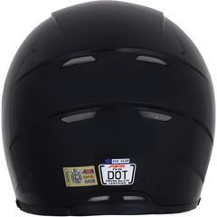 ΚΡΑΝΟΣ FX-99 SOLID STREET HELMET GLOSS BLACK -thumb-2