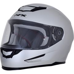 ΚΡΑΝΟΣ FX-99 SOLID STREET HELMET MATTE SILVER -thumb-2