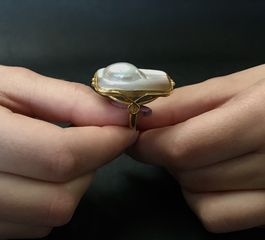 Δαχτυλιδι 18k με Μαργαριταρι-thumb-5