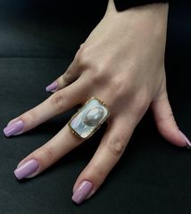 Δαχτυλιδι 18k με Μαργαριταρι-thumb-7