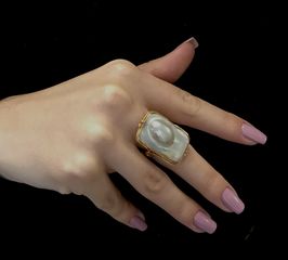 Δαχτυλιδι 18k με Μαργαριταρι-thumb-8