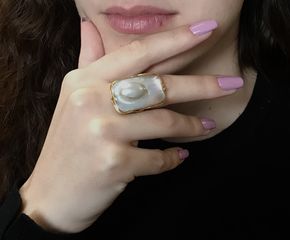Δαχτυλιδι 18k με Μαργαριταρι-thumb-9