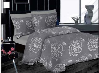 Πάπλωμα Μονό Σετ Premium Night Lotus Grey Cotton Le Blanc (160x240) 2Τεμ