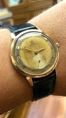 Omega gold 750 automatic vintage 1950s