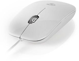 NEDIS WIRED MOUSE 1000 DPI 3 BUTTON WHITE - (MSWD200WT)