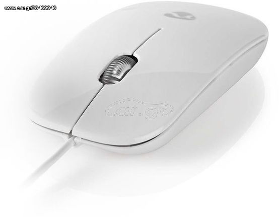 NEDIS WIRED MOUSE 1000 DPI 3 BUTTON WHITE - (MSWD200WT)