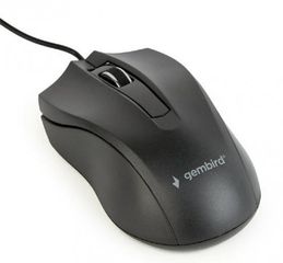 GEMBIRD OPTICAL MOUSE BLACK - (MUS-3B-01)