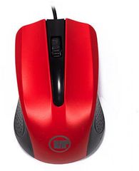 LAMTECH WIRED OPTICAL MOUSE 1000DPI RED - (LAM021233)