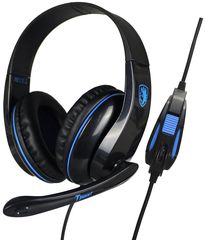 SADES GAMING HEADSET (TPOWER) - BLUE - (SA-701BL)