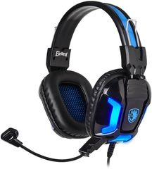 SADES GAMING HEADSET ELEMENT BLUE LED 3.5MM 40MM ΑΚΟΥΣΤΙΚΑ - (SA-702-BL)