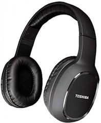 TOSHIBA AUDIO BLUETOOTH SPORT RUBBER COATED STEREO HEADPHONE BLACK - (RZE-BT160H-BLK)