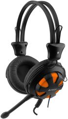 A4TECH HEADSET 3.5MM 40MM ΑΚΟΥΣΤΙΚΑ ΠΟΡΤΟΚΑΛΙ - (HS-28-3)