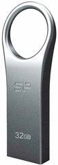 SILICON POWER USB FLASH DRIVE FIRMA F80 32GB USB 2.0 SILVER - (SP032GBUF2F80V1S)