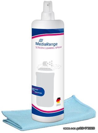 MEDIARANGE SCREEN CLEANING SPRAY WITH MICROFIBRE CLOTH 250 ML - (MR721)