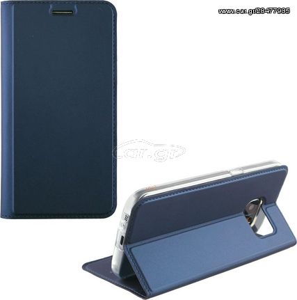 ΘΗΚΗ SAMSUNG J7 (2016) PRIME MAGNET BOOK STAND DARK BLUE IDOL 1991