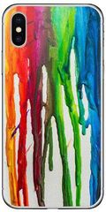 ΘΗΚΗ TPU INOS APPLE IPHONE X ART THEME VERTICAL WATERCOLOR