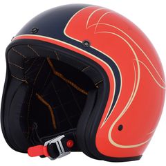 ΚΡΑΝΟΣ FX-76 CLAYMORE VINTAGE HELMET GLOSS ORANGE/BLUE/BEIGE