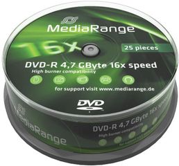 MEDIARANGE DVD-R 4,7 GB 16X CAKE25 - (MR403)