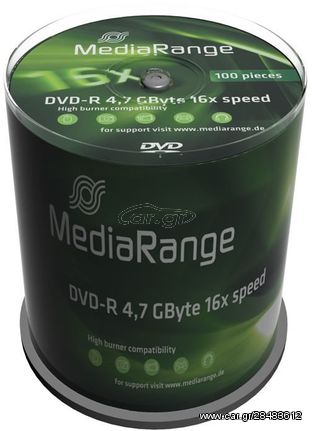 MEDIARANGE DVD-R 4,7 GB 16X CAKE100 - (MR442)