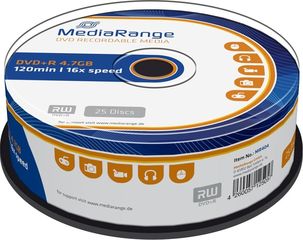 MEDIARANGE DVD + R 4,7 GB 16X CAKE25 - (MR404)