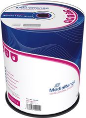 MEDIARANGE CD-R 52X 700MB/80MIN CAKE100 - (MR204)