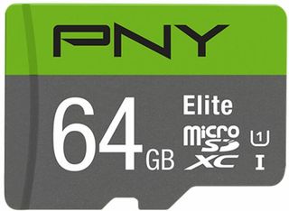 PNY 64GB ELITE MICROSDXC MEMORY CARD - (P-SDUX64U185GW-GE)