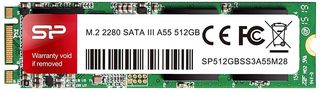 SILICON POWER SSD A55 512GB M.2 2280 SATA III 560-530MB/S - (SP512GBSS3A55M28)