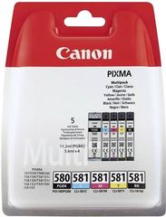 CANON ΜΕΛΑΝΙ INKJET PGI-580MPK B/C/M/Y/PG - (2078C005)